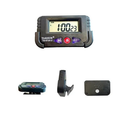 Digital Black Stopwatch with Flexible Stand