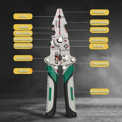 Multi-Tool Foldable Pliers for Electricians (Pack of 1)