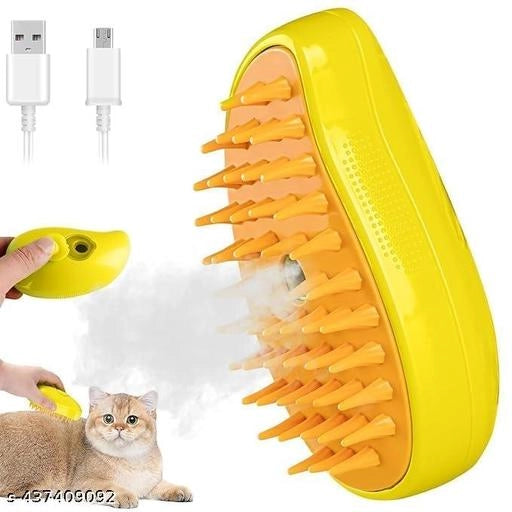 Silicone 3 in 1 Cat Steamy Brush Cleanser Fot Pets