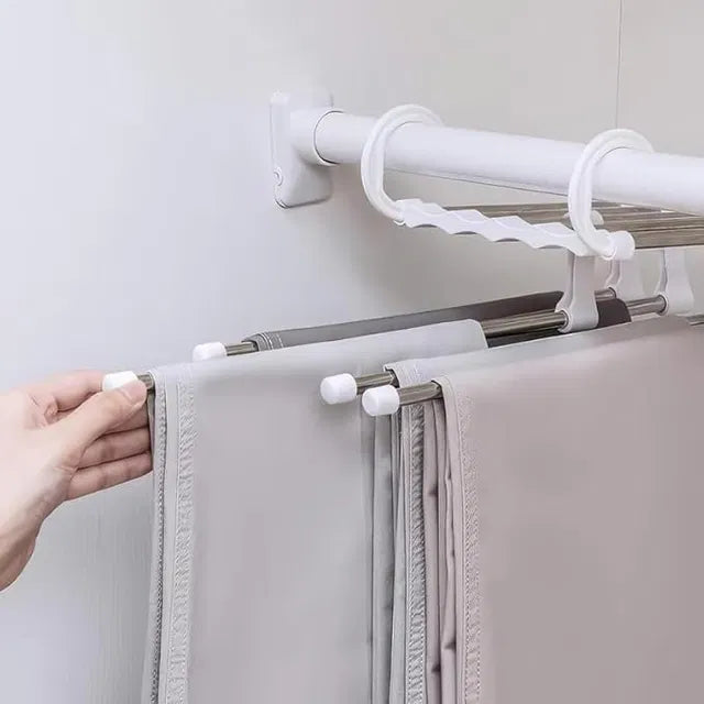 Multi-Layer Steel Foldable Hangers for Clothes Hanging