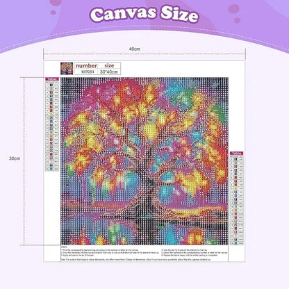 5D Tree Diamond Art Kit for Adults and Beginners