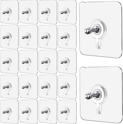 Wall Mount Hooks for Home 20 Pcs