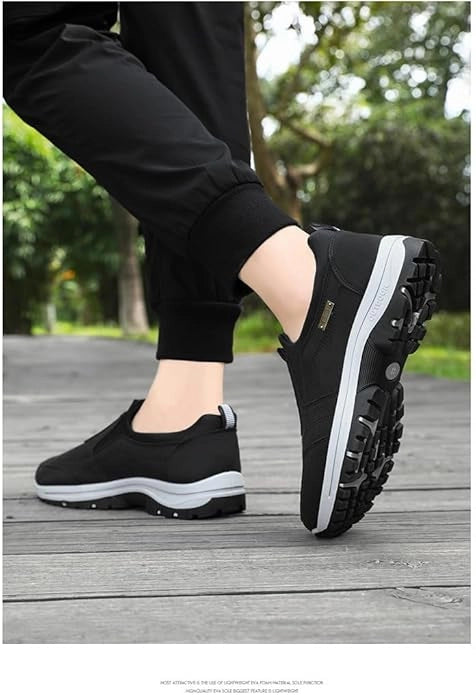 Men's Lightweight Slip-On Orthopedic Walking Shoes