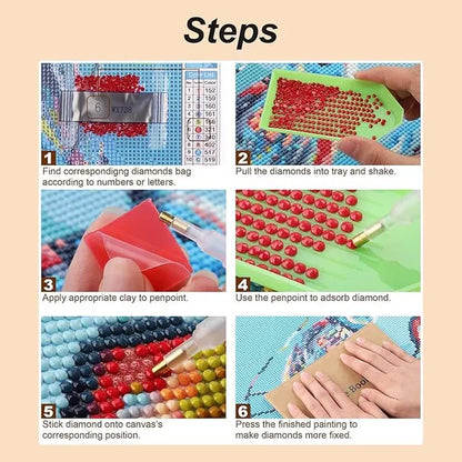 5D Tree Diamond Art Kit for Adults and Beginners