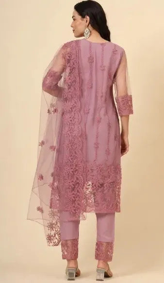 Women Kurti With Dupatta And Bottomwear
