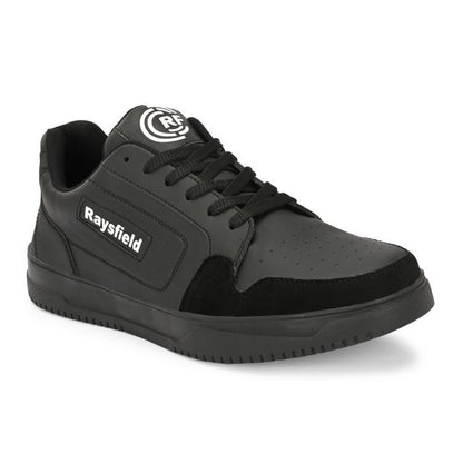 Raysfield Men's Black Casual Sneakers