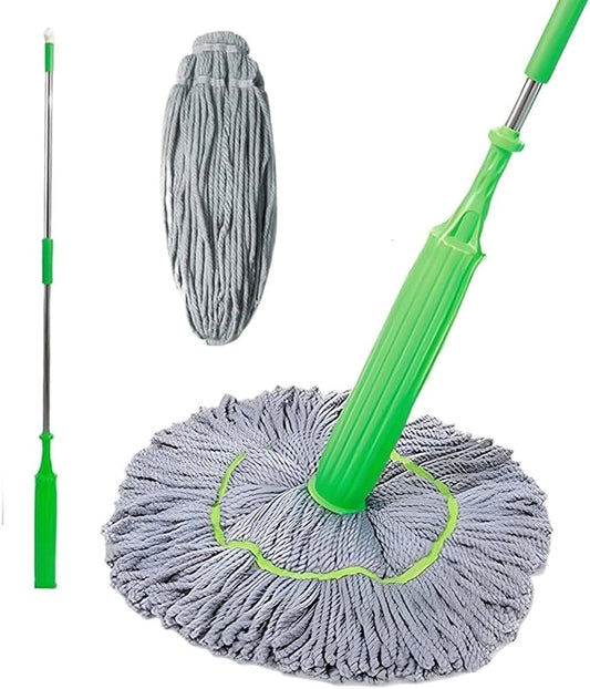 2 in 1 Dehydrated Floor Cleaning And 360 Rotatable Adjustable Cleaning Mops
