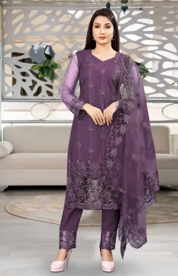 Women Kurti With Dupatta and Bottomwear