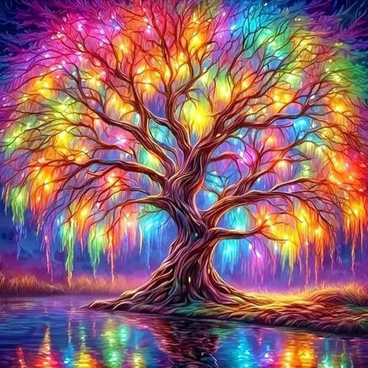 5D Tree Diamond Art Kit for Adults and Beginners