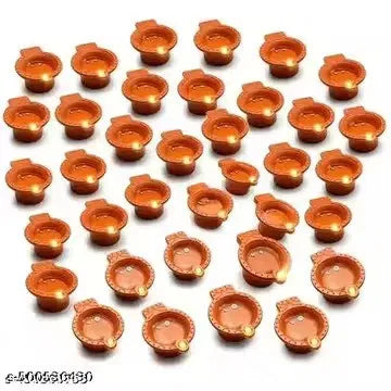 Floating Led Light Diya for Home Decoration Diya (Pack of 6)