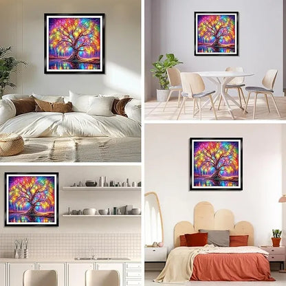 5D Tree Diamond Art Kit for Adults and Beginners