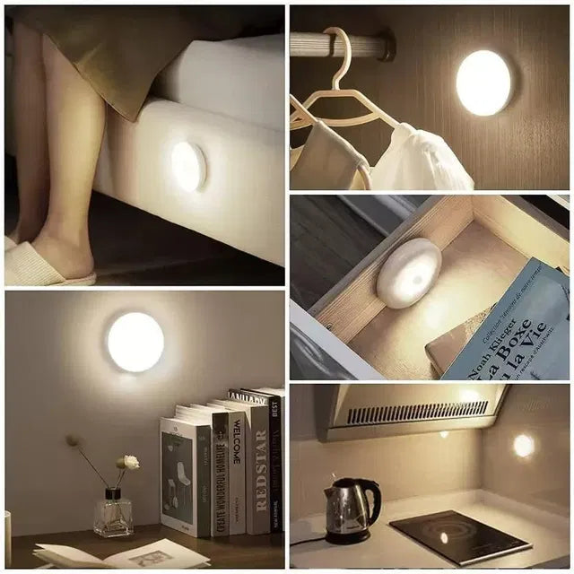 Motion Sensor Night Light for Home with USB Charging ( Pack of 2)