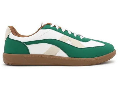 BEWAKOOF Rippers Jade Color Block Low-Top Sneakers For Men