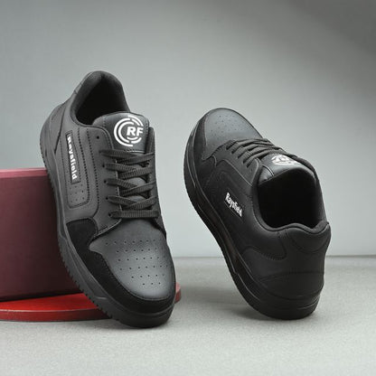 Raysfield Men's Black Casual Sneakers