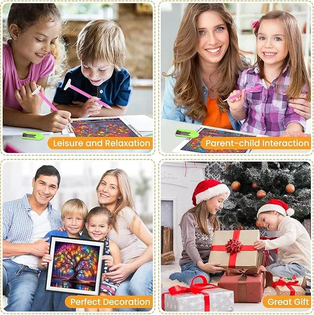 5D Tree Diamond Art Kit for Adults and Beginners