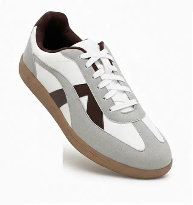 Bewakoof Men's Rippers Asphalt Color Block Low-Top Sneakers.