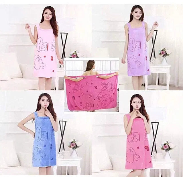 Wearable Magical Bath Towel For Women (Pack of 2)