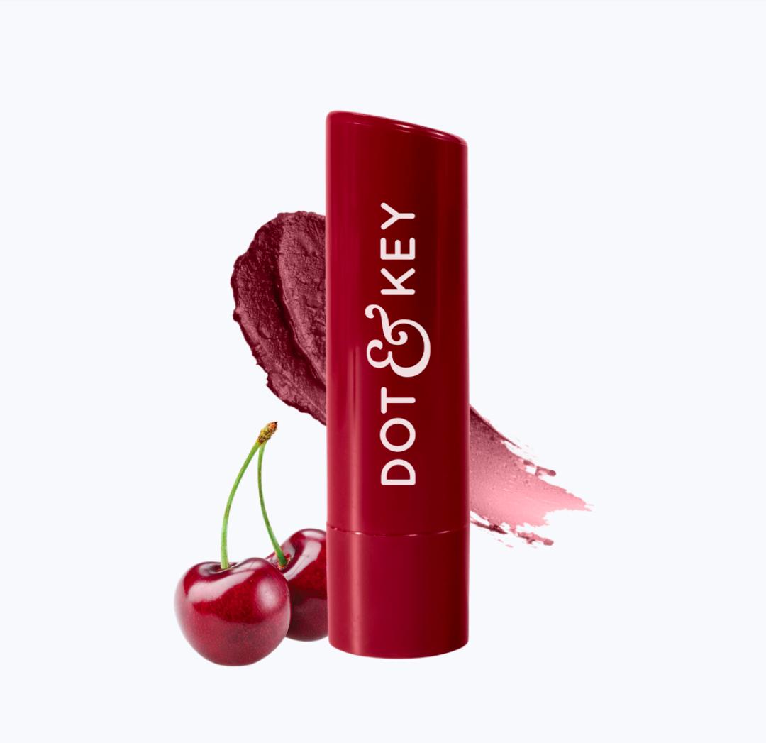 Dot & Key SPF 50+ Hydrating Tinted
Lip Balm(Cherry Crimson)