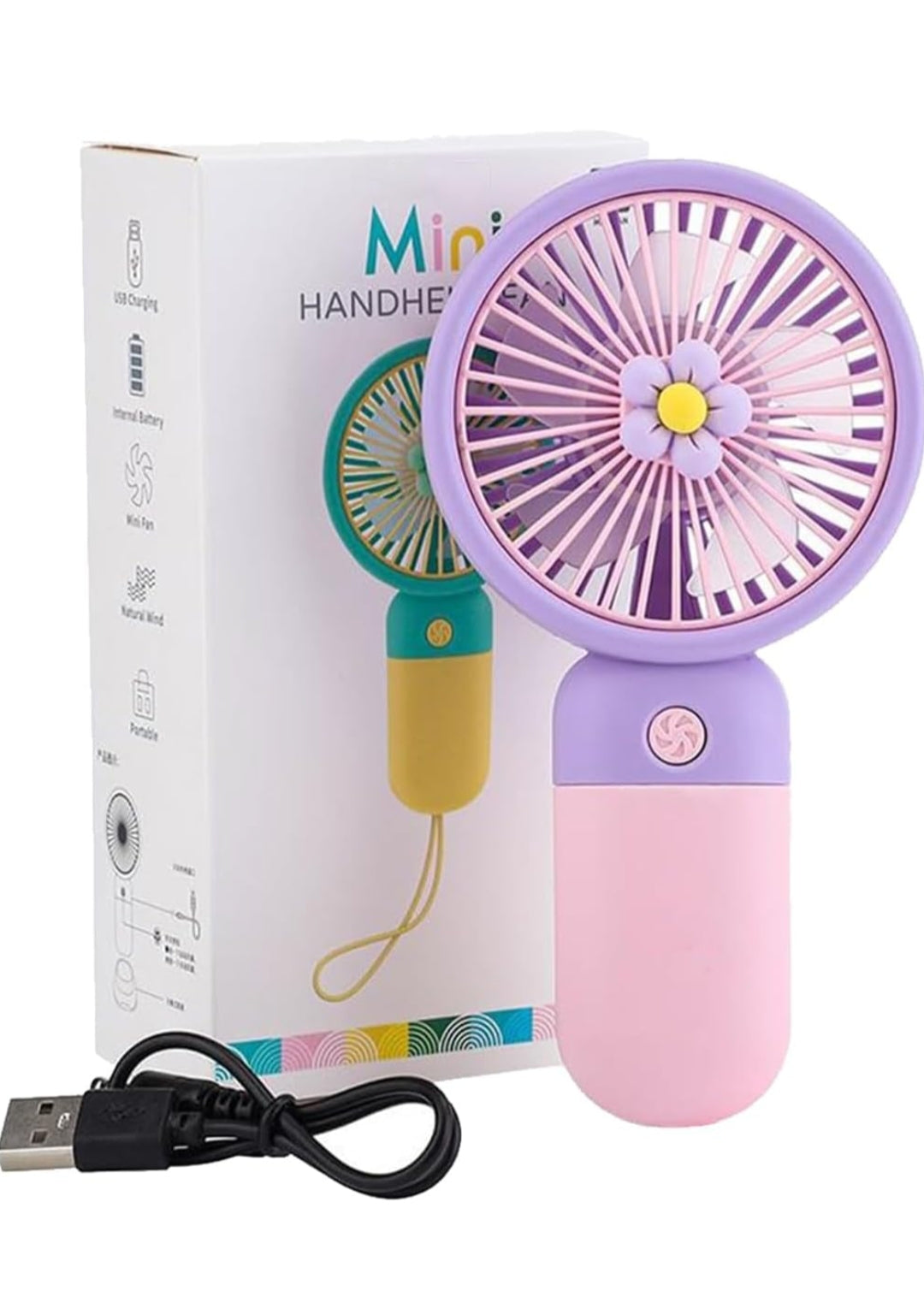 Portable Mini Rechargable Fan