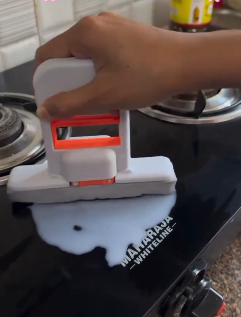 Mini foldable desktop mop