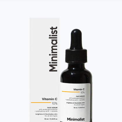 Minimalist 10% Vitamin C Brightening & Illumination Face Serum