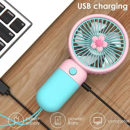 Portable Mini Rechargable Fan